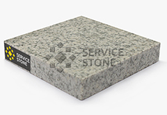 Брусчатка пиленая Мансуровская 100х100х20, верх термо