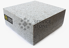 Гранит Мансуровский, размер 200х200х80, верх т/о