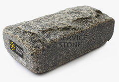 Галтованная брусчатка Габбро 100х100х50