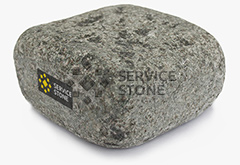 Брусчатка Габбро-диабаз галтованная 10х10х5