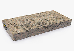 Пиленая брусчатка Джильтау Желтый 200х100х30