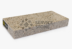 Пиленая брусчатка Сансет Голд 200х100х30