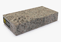 Васильевская брусчатка пиленая верх термо размер 200х100х30 мм