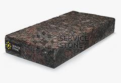 Гранит Дымовский 200х100х30 пиленый верх термо