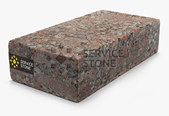 Пиленая брусчатка из Капустинского гранита