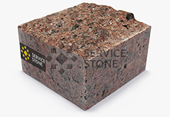 Лезниковская брусчатка края пиленые верх и низ колотые