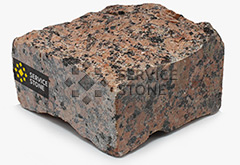 Пилено-колотая брусчатка Емельяновская 100х100х50