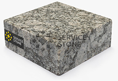 Брусчатка из Корнинского гранита, размер 100х100х50