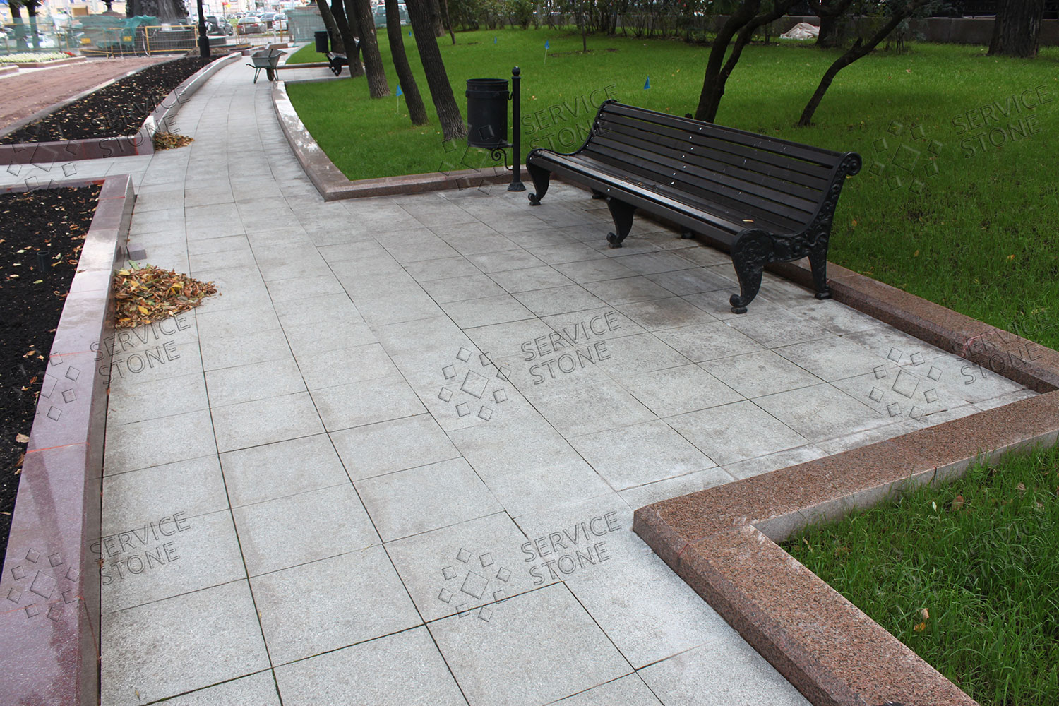 Гранитный бордюр ГП1, ГП2, ГП3, ГП4, ГП5, ГП6, радусный и 300х300 ...